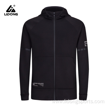 Fashion Mens Reflective Stripe Plain Gym Hoodie Men